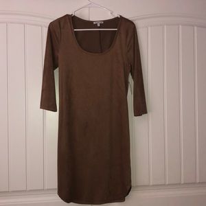 Brown Short Dress | Charlotte Russe